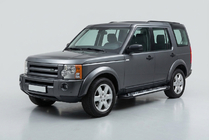 Land Rover Discovery III 2004–2009 Sidosteg Sunrise (2 st, aluminium) foto 1