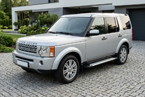 Land Rover Discovery III 2004–2009 Sidosteg Allmond Grey (2 st, aluminium) foto 1