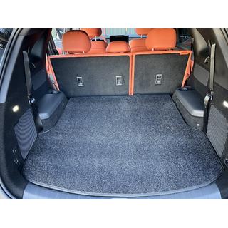 Premium textil bagagerumsmatta (7-sits, med nedfälld tredje sätesrad, svart) foto 1