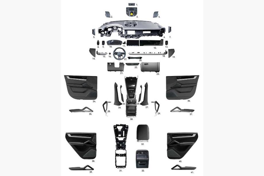 Porsche Cayenne 2010–2017 Kupéuppgraderingskit för 2023+ Image