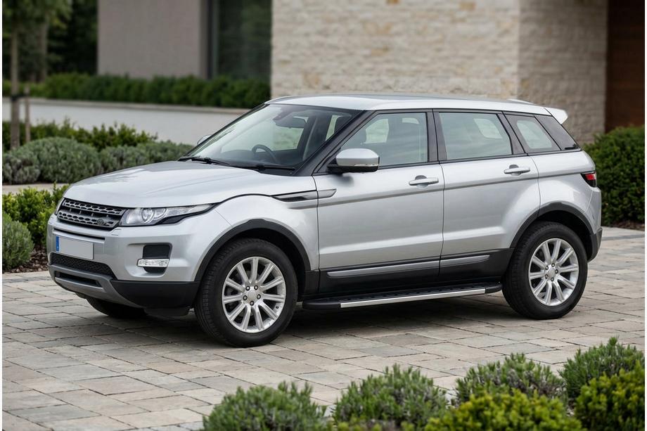 Range Rover Evoque 2012–2018 Sidosteg Duru (2 st, aluminium) Image
