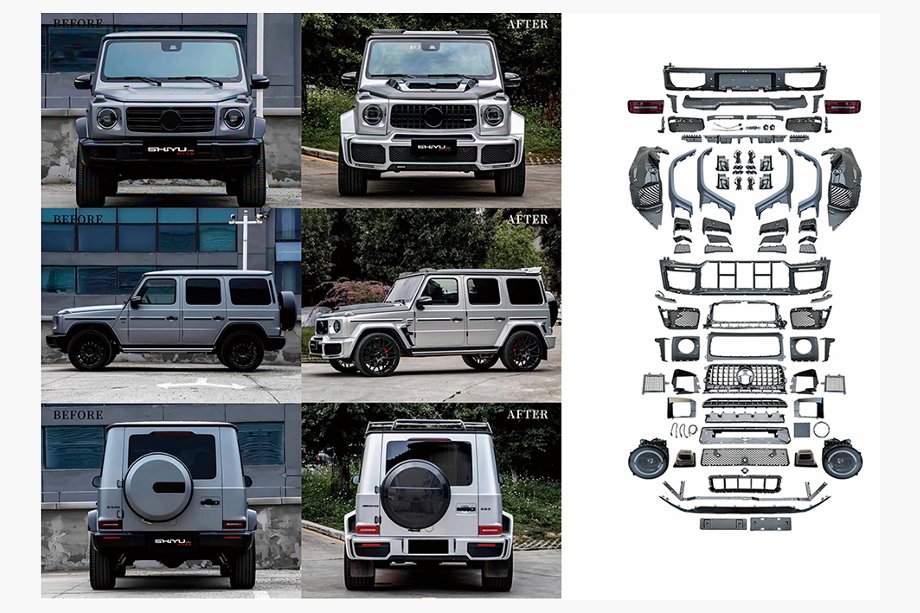 Mercedes G-Class W463 2018–2024 Restylingkit för W465 2025 BRB Image