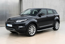 Range Rover Evoque 2012–2018 Sidosteg Tayga Grey (2 st, aluminium) foto 1