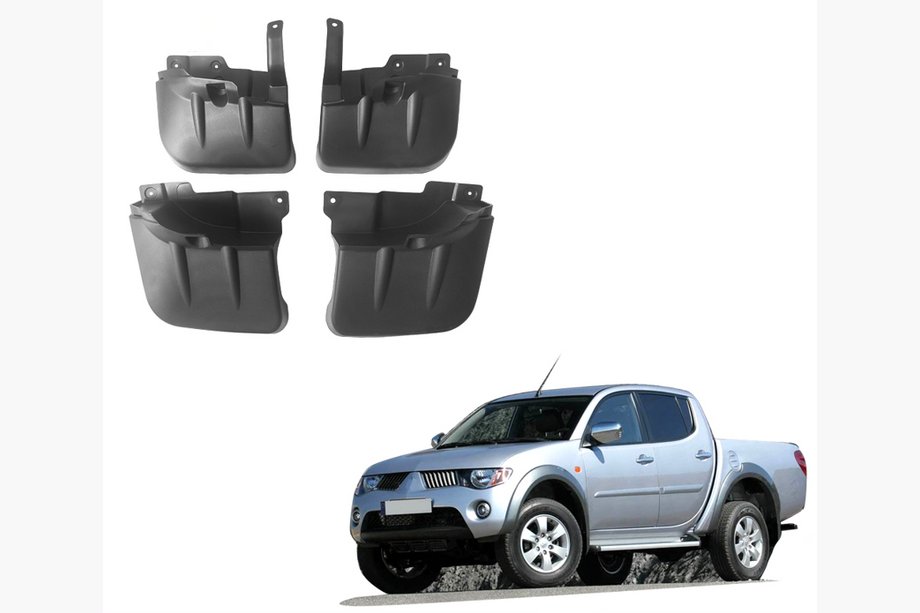 Mitsubishi L200 2006–2015 Stänkskydd Premium (4 st) Foto 1