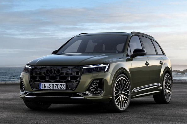 Test av Audi SQ7: facelift 2024