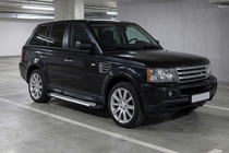 Range Rover Sport 2005–2013 Sidosteg Line (2 st, aluminium) foto 1