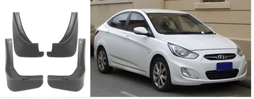 Hyundai Accent 2011–2017 Stänkskydd Premium V2 (4 st) foto 2