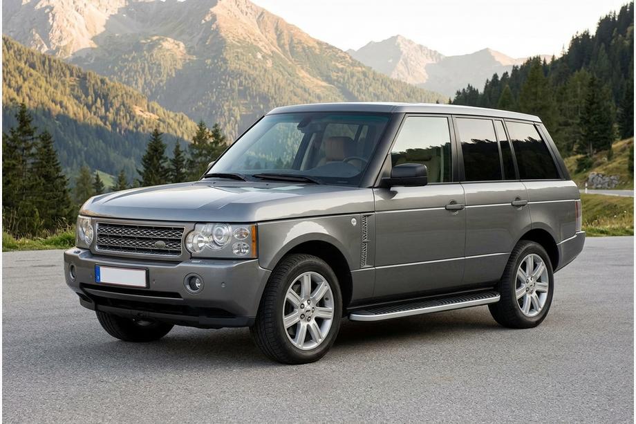 Range Rover III L322 2002–2012 Sidosteg Tayga Grey (2 st, aluminium) Image