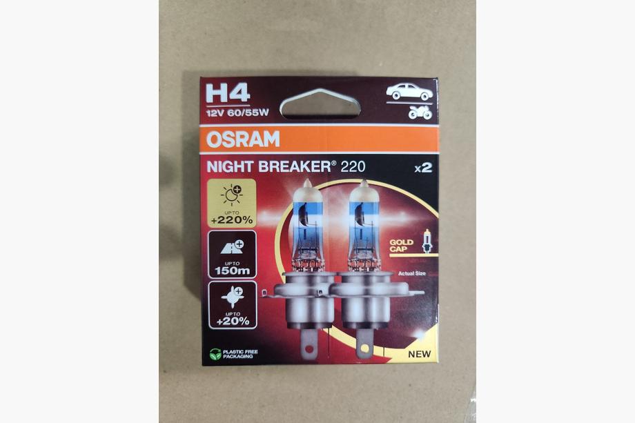 Osram H4 60/55W Night Breaker Laser +220% strålkastarlampa Image