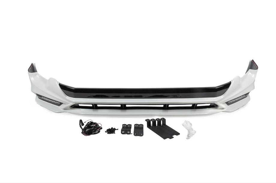 Toyota Land Cruiser Prado 150 2009–2023 Frontläpp till främre stötfångare TRD (2017-) Svart färg Foto 6