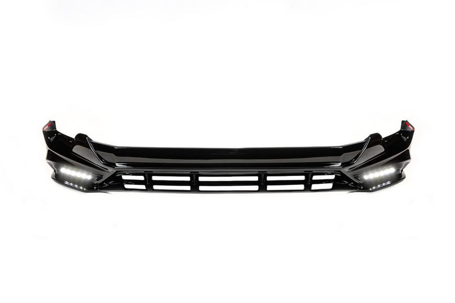 Toyota Land Cruiser Prado 150 2009–2023 Frontläpp till främre stötfångare TRD (2017-) Svart färg Foto 5