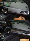 BMW 5-serien G30/G31 2017–2023 Set med kolfiberinlägg för interiören foto 2
