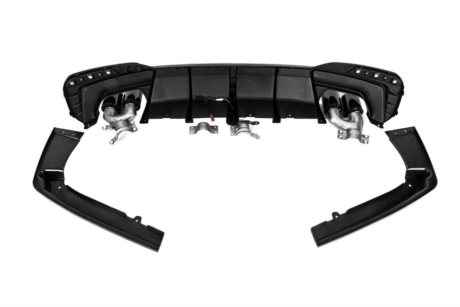 BMW 5-serien G30/G31 2017–2023 Bakre diffuser med avgasändrörstips BMP-Style (för M-Sport/M5 F90) Foto 9