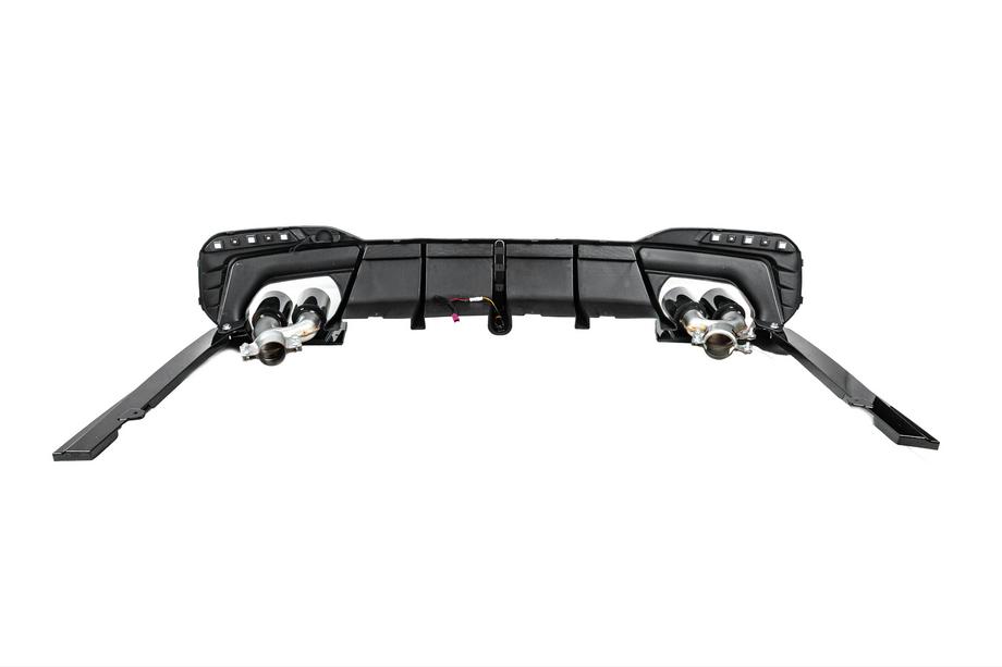 BMW 5-serien G30/G31 2017–2023 Bakre diffuser med avgasändrörstips BMP-Style (för M-Sport/M5 F90) Foto 8