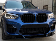 BMW X3 G01 2018– Främre frontlip spoiler 3D (för F97 2018-2022, svart högblank) foto 1
