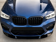 BMW X3 G01 2018– Främre frontlip spoiler 3D (för F97 2018-2022, svart högblank) foto 2
