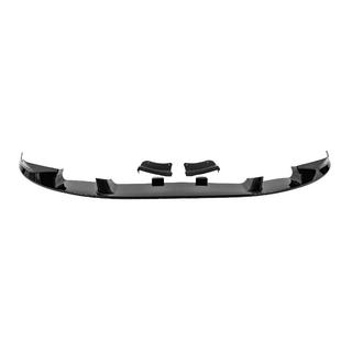 Främre frontlip spoiler 3D (för F97 2018-2022, svart högblank) foto 3