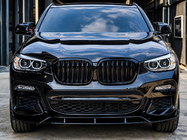 BMW X3 G01 2018– Främre 3D läppspoiler (för M-Sport 2018-2022, blanksvart) foto 1