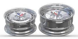 Chevrolet Bel Air 1961–1964 Smidda OEM-fälgar R18 R20 (4 st) foto 13