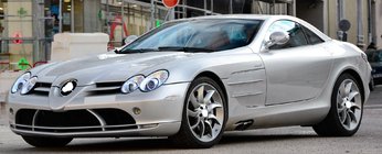 Mercedes SLR McLaren 2003–2009 OEM smidda fälgar R20/R21 (4 st) foto 5