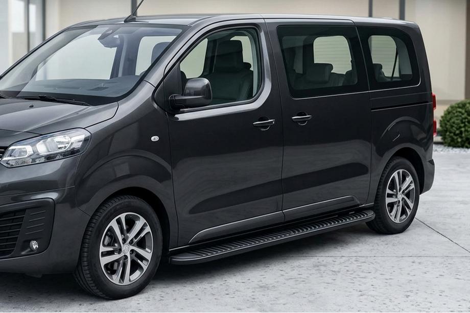 Fiat Scudo 2022– Sidosteg Tayga Black (2 st, aluminium) Image