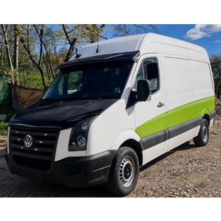Vindrutevisir V-4 (svart högglans, 5 mm) Volkswagen Crafter 2006–2016 foto 2