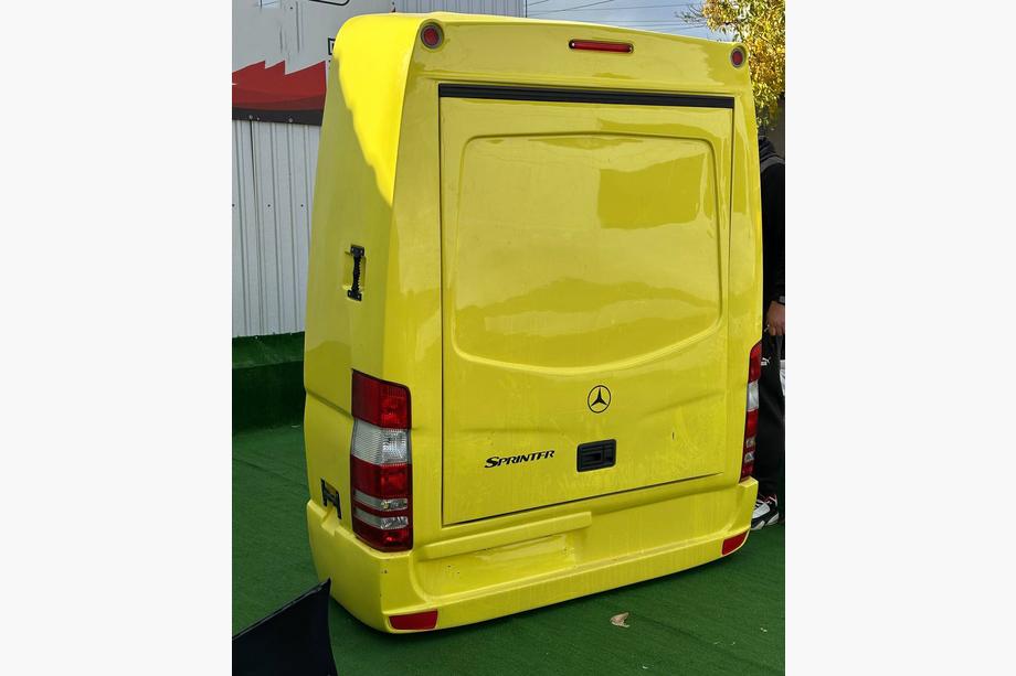 Mercedes Sprinter W906 2006–2018 Hängande bagagehållare (Gul) Foto 1