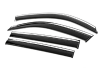 Lexus LX570/450d 2008–2022 Vindavvisare med kromlist Niken Luxury (2008-2015, 4 st) foto 2