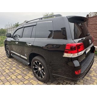 Vindavvisare med kromlist Niken Luxury (4 st) Toyota Land Cruiser 200 2007–2021 foto 4