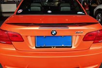 BMW 3-serien E92/E93 2006–2013 M4-Style spoiler (för E93, högglans svart) foto 1