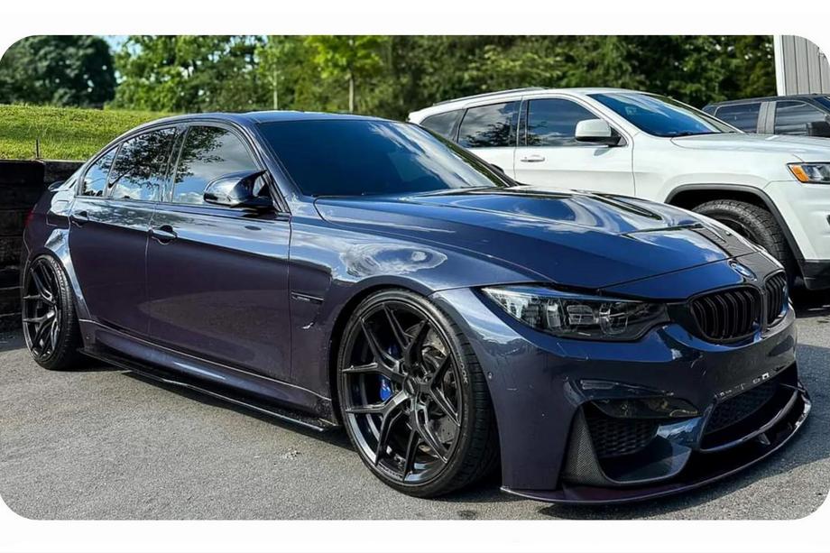 BMW 3-serien F30/F31 2012–2019 Sidokjolsförlängningar PSM-Style (för M3-sidokjolar, ABS) Image