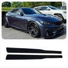 BMW 4-serie F32/F33/F36 2012–2020 Sidokjolsförlängningar PSM-Style (för M4 sidokjolar, ABS) foto 1