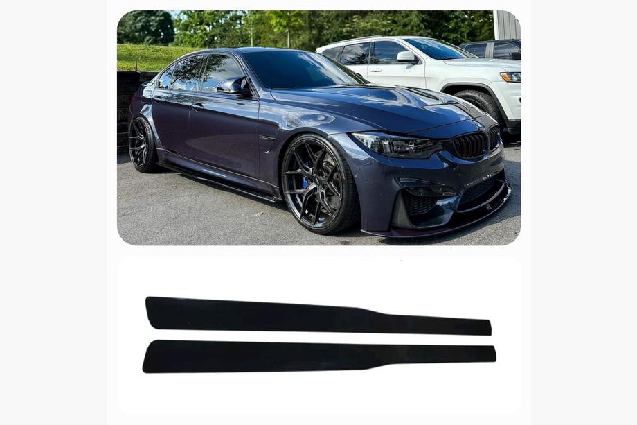 BMW 4-serie F32/F33/F36 2012–2020 Sidokjolsförlängningar PSM-Style (för M4 sidokjolar, ABS) Image