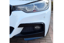 BMW 3-serien F30/F31 2012–2019 Hörn-splitters till främre stötfångaren JIE Flap (för M-Sport, ABS) foto 2