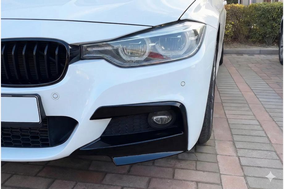 BMW 3-serien F30/F31 2012–2019 Hörn-splitters till främre stötfångaren JIE Flap (för M-Sport, ABS) Image