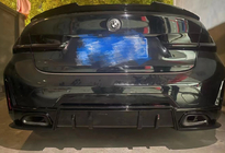 BMW 3-serien G20/G21 2018– Bakre stötfångardiffuser (för M-Sport 2023+, ABS) foto 1