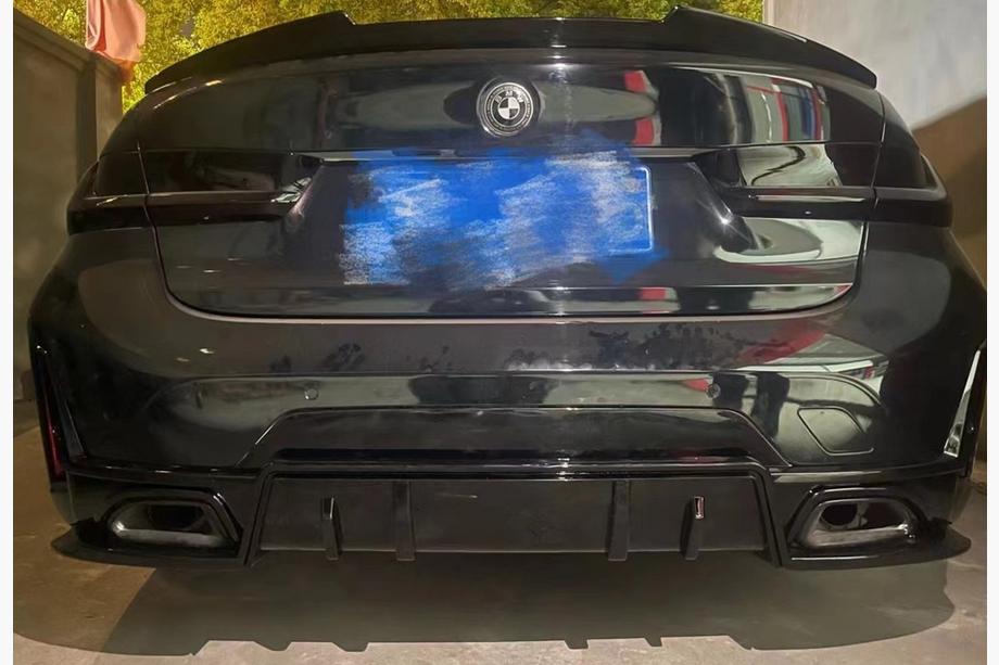 BMW 3-serien G20/G21 2018– Bakre stötfångardiffuser (för M-Sport 2023+, ABS) Image