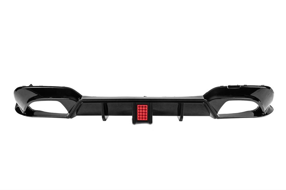 BMW 3-serien G20/G21 2018– Bakre stötfångardiffusor CS-Style LED (för M-Sport 2018-2022, ABS) Image