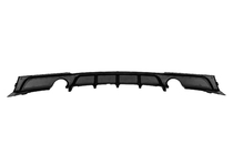 BMW 3-serien F30/F31 2012–2019 Bakre stötfångardiffusor för dubbelsidig enkel utblås (för M-Sport, ABS) foto 5
