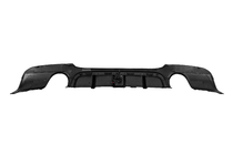BMW 3-serie E90/E91 2005–2011 Bakre stötfångardiffusor för dubbla enkelutblås med LED (för M-Sport, ABS) foto 5