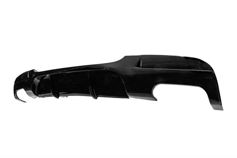 BMW 3-serie E90/E91 2005–2011 Bakre diffuser för dubbelsidigt dubbelt avgassystem (för M-Sport, ABS) Foto 2