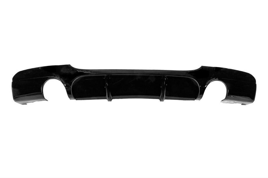 BMW 3-serie E90/E91 2005–2011 Bakre stötfångardiffusor för dubbelsidig enkel utblås (för M-Sport, ABS) Foto 2