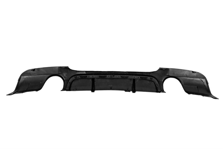 BMW 3-serie E90/E91 2005–2011 Bakre stötfångardiffusor för dubbelsidig enkel utblås (för M-Sport, ABS) Foto 6