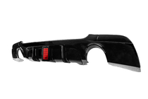 BMW 3-serien E92/E93 2006–2013 Bakre stötfångardiffusor för dubbla enkelutblås med LED (för M-Sport, ABS) foto 2