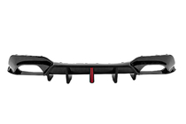 BMW 3-serien G20/G21 2018– Bakre stötfångardiffuser B-Style LED (för M-Sport 2018-2022, ABS) foto 2
