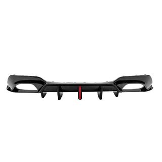 Bakre stötfångardiffuser B-Style LED (för M-Sport 2018-2022, ABS) foto 2