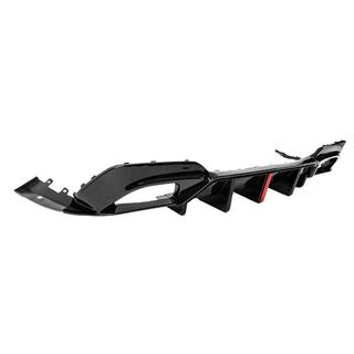 Bakre stötfångardiffuser B-Style LED (för M-Sport 2018-2022, ABS) foto 4