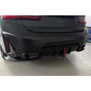 Diffusor till bakre stötfångare B-Style LED (för M-Sport 2023+, ABS)