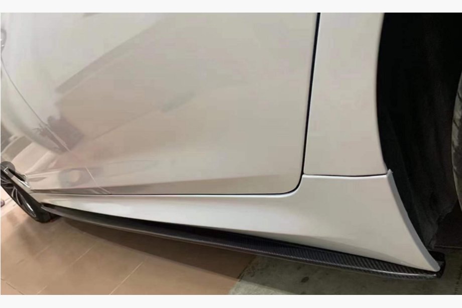 BMW 5-serien G30/G31 2017–2023 ABS tröskellister (för M-Sport/M5-trösklar, svart högglans) Image