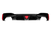 BMW 5-serien G30/G31 2017–2023 CS-Style LED bakre stötfångardiffusor (för M-Sport/M5 F90, ABS) foto 1